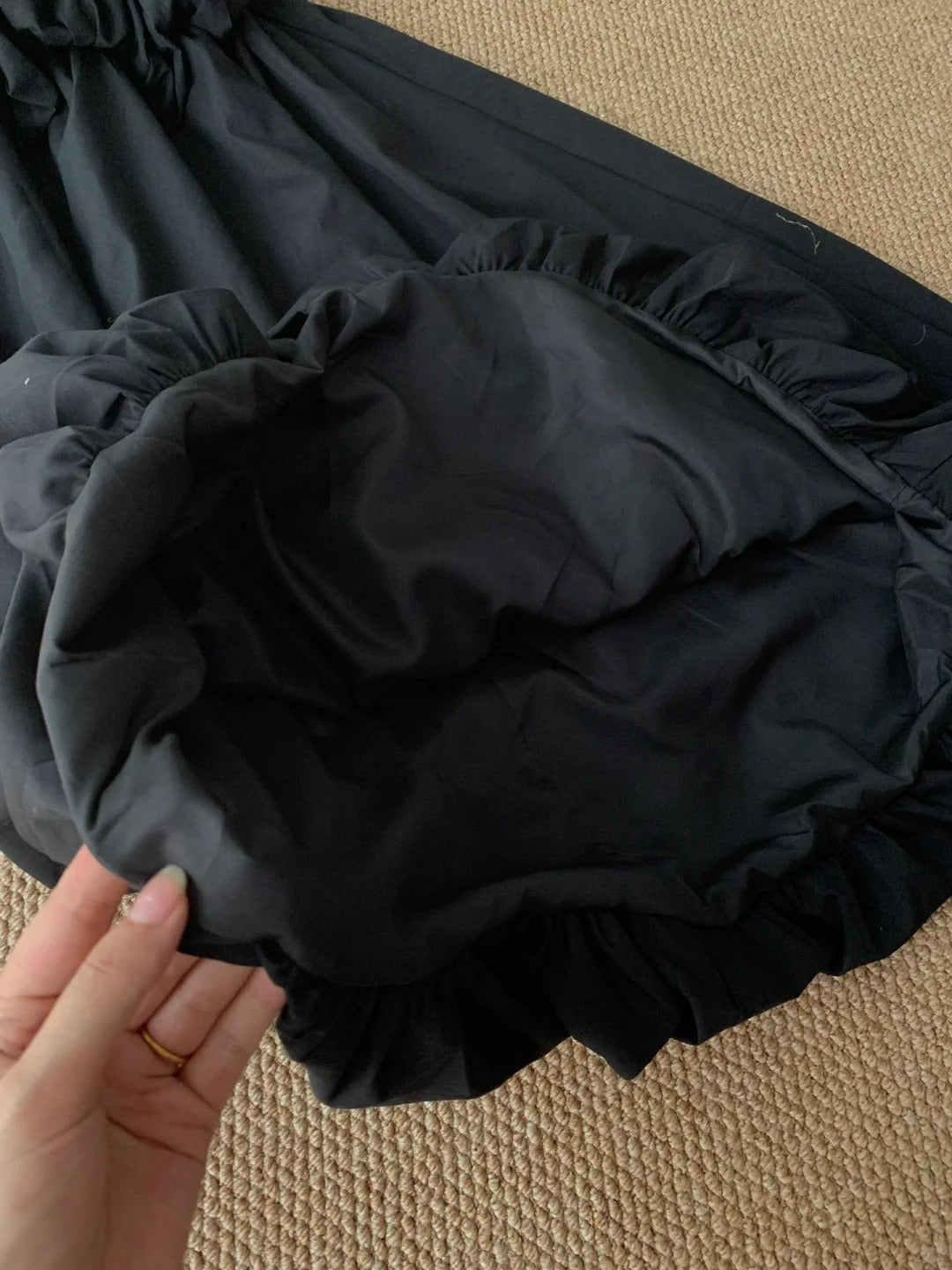 Black Tank and Puffy Skirt Y2K Mini Dress