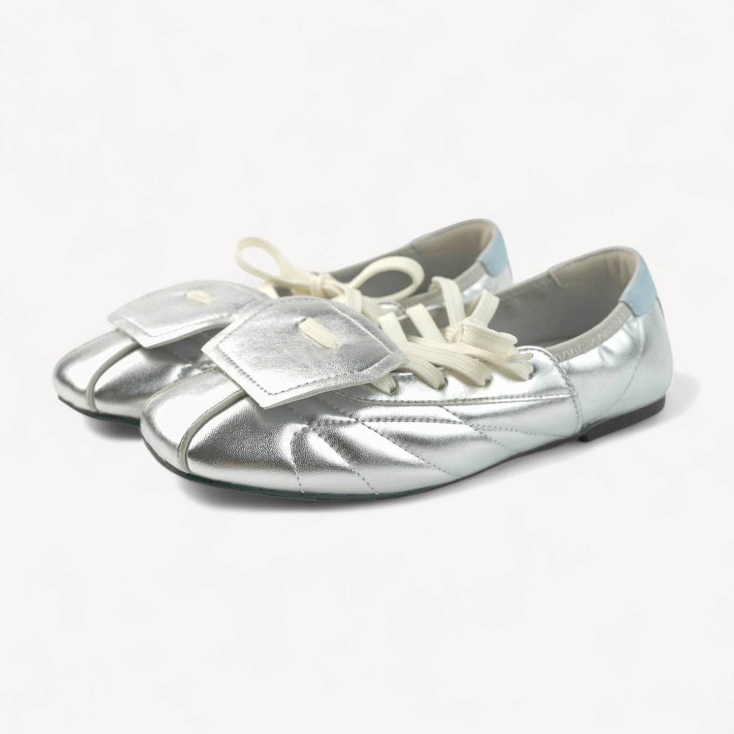 Red White Colorblock Balletcore Sneakers Balletsneaker Flats