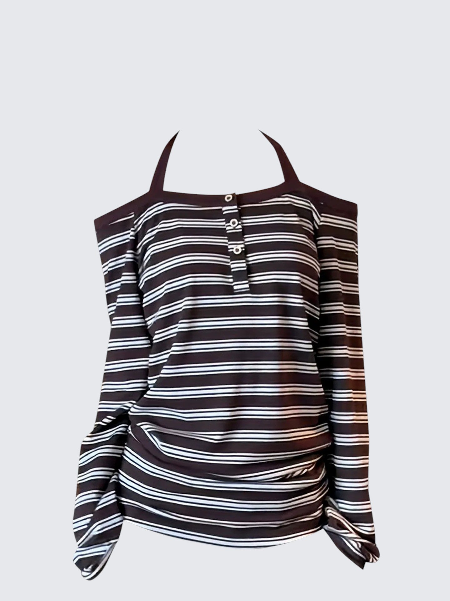 Off Shoulder Halter Tee Women