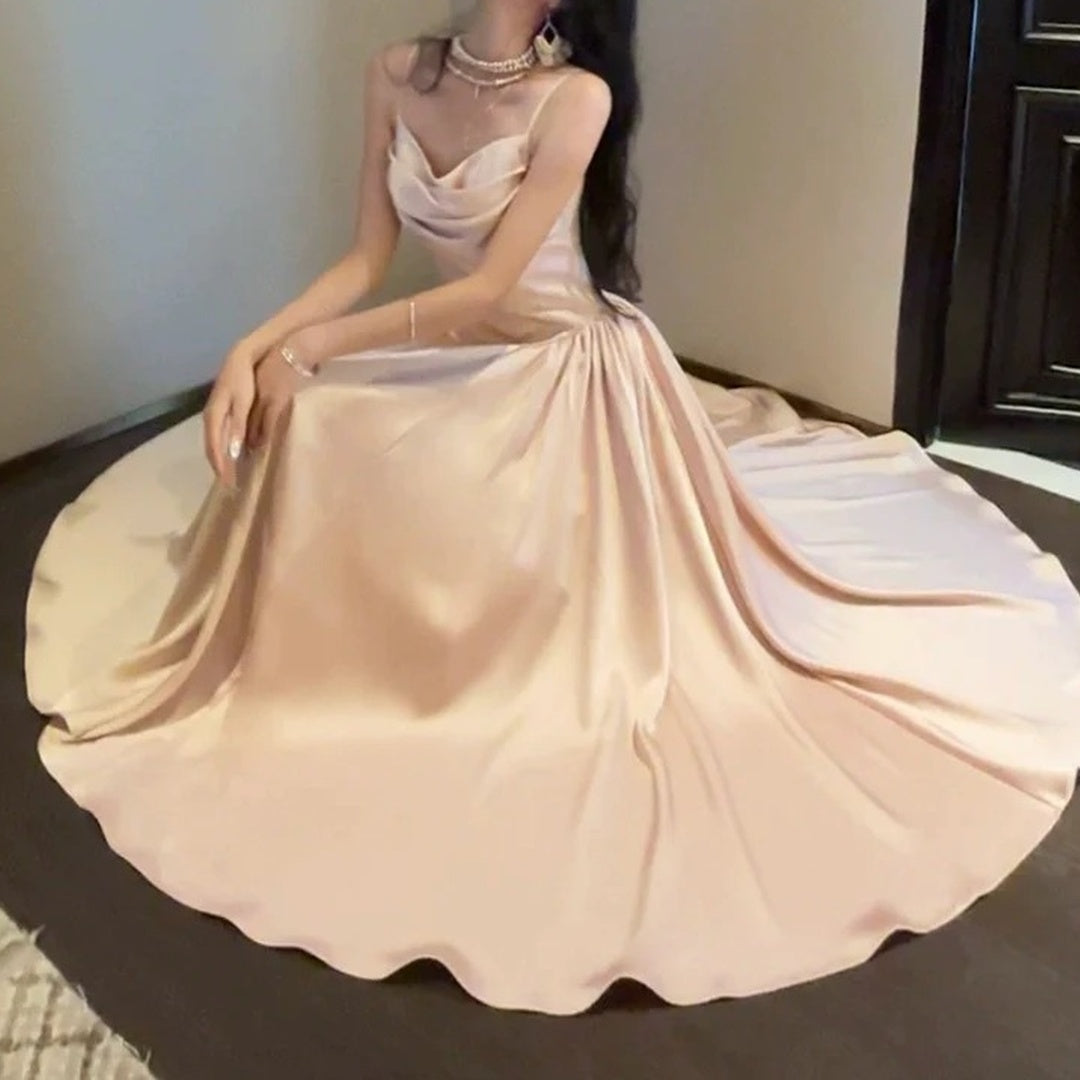 A-Line Tank Gown Prom Dress