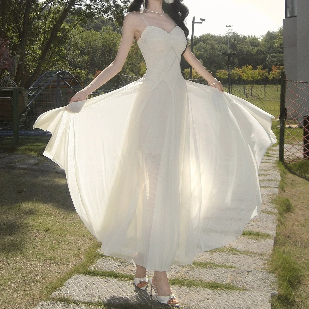 Chiffon Fairy Summer Gown Prom Dress