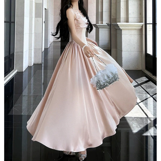 A-Line Tank Gown Prom Dress