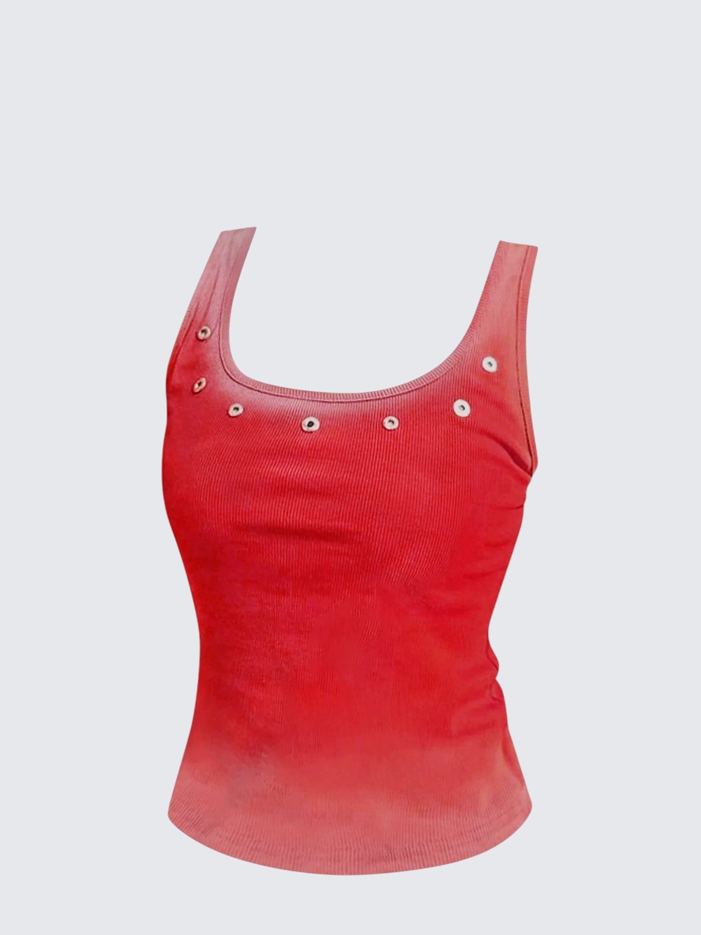 American Edgy Ombre Waist Tank Top