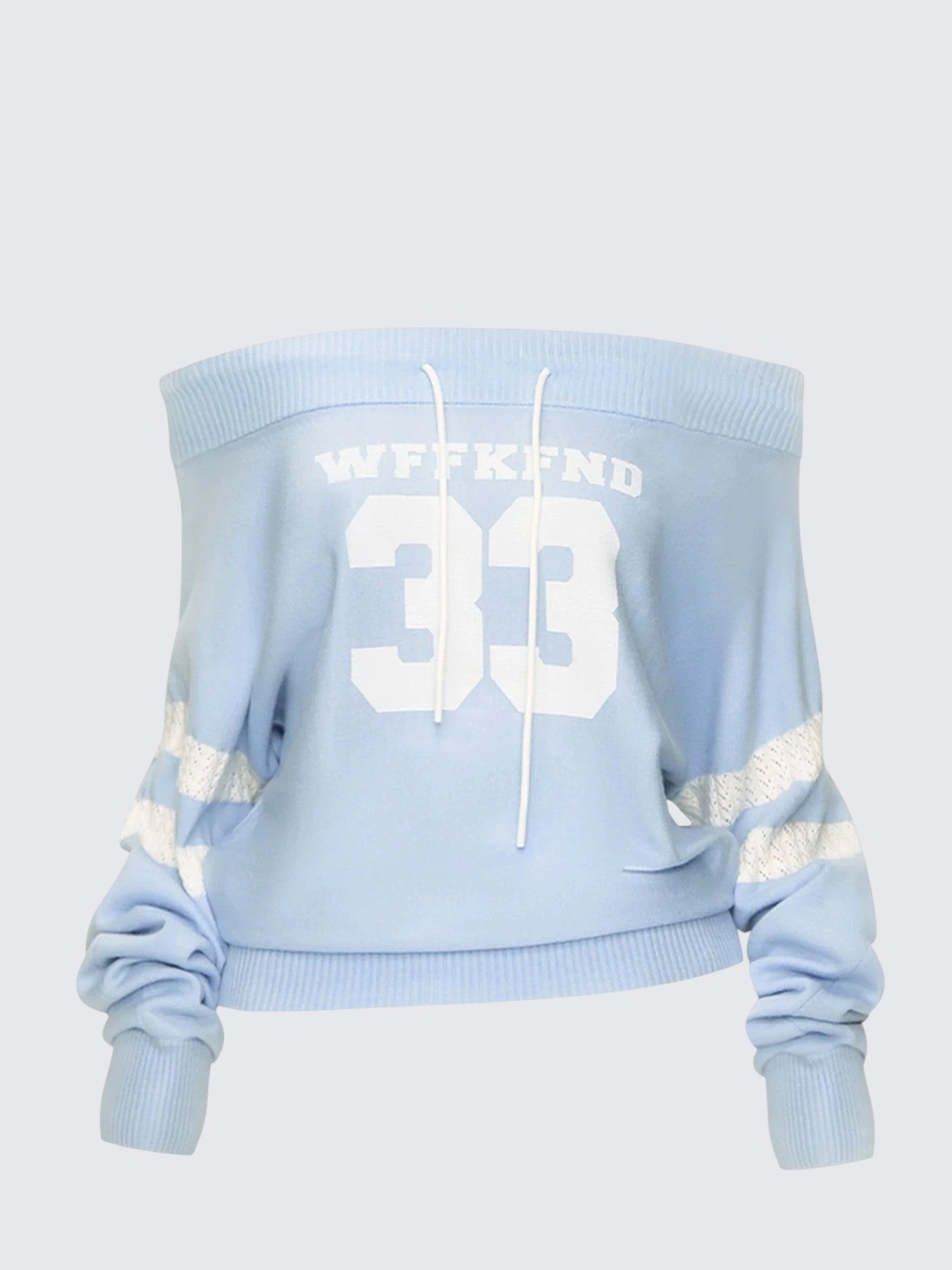 Vintage Off-Shoulder Knit Sweater