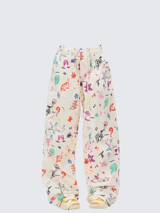 American Vintage Graffiti Trousers