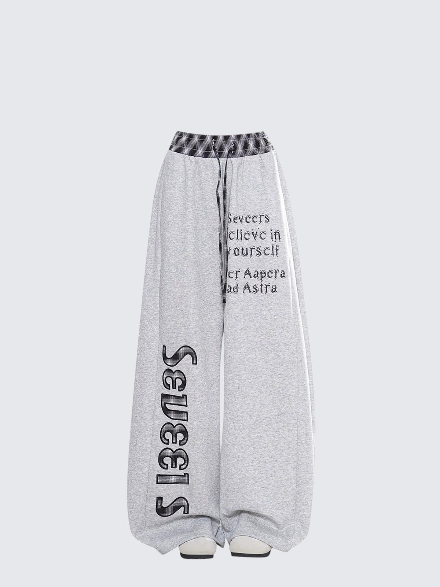 American Street Graffiti High Waist Relaxed Sweatpants