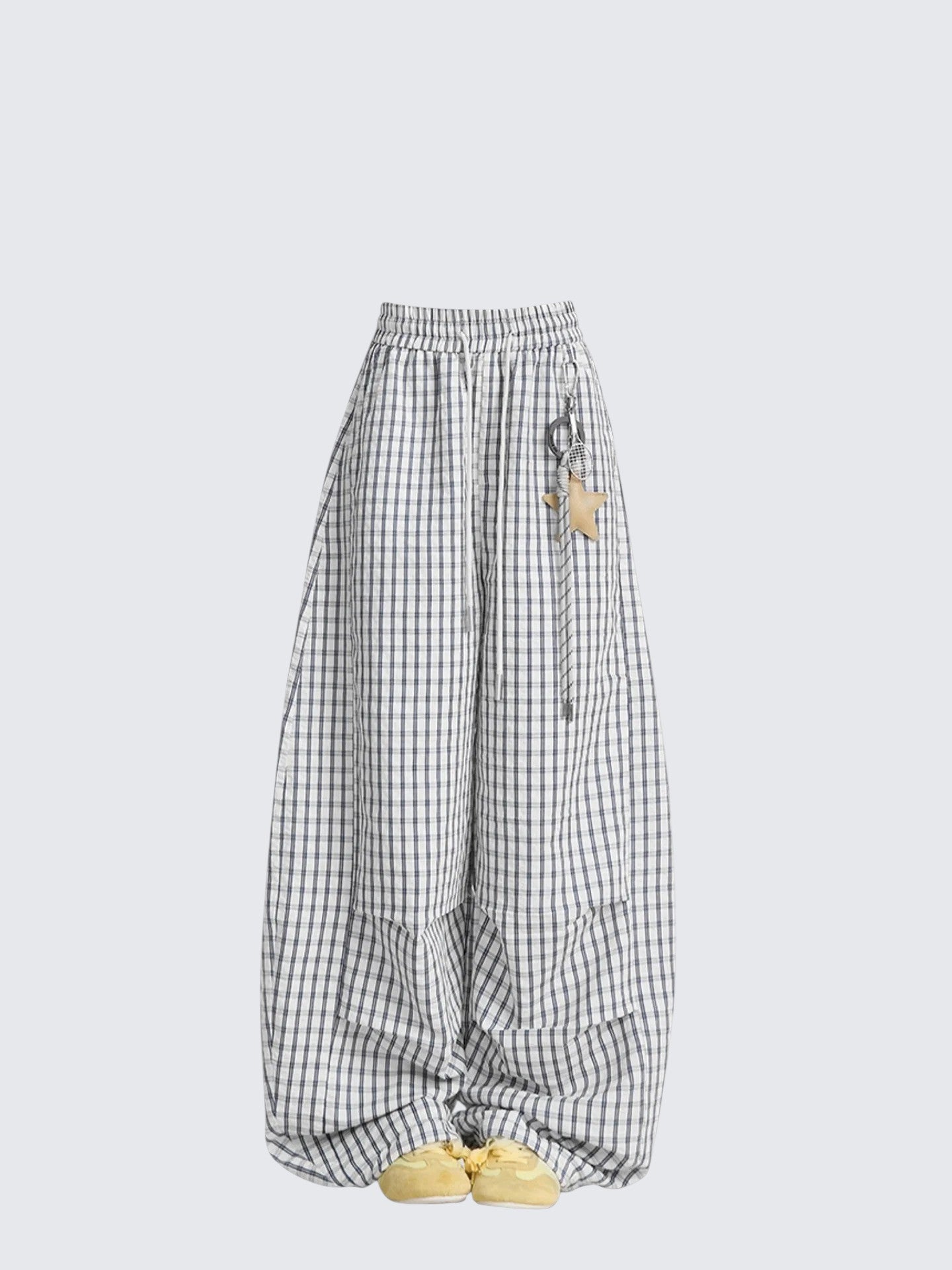 American Vintage Casual Plaid Pants