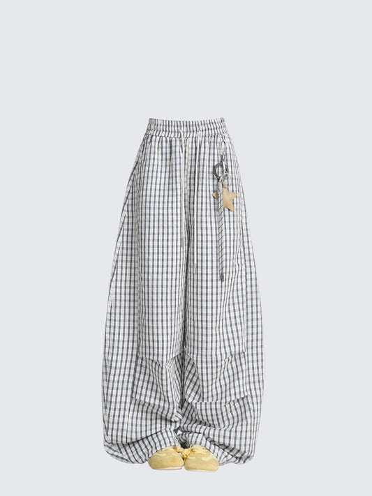 American Vintage Casual Plaid Pants