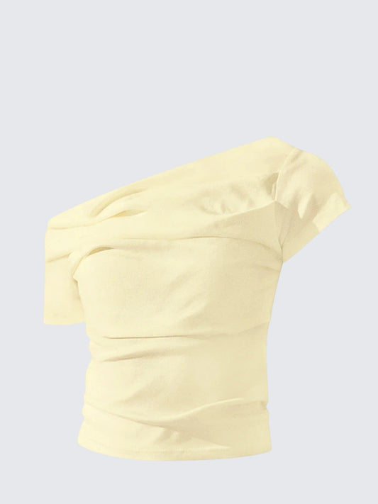 Off-Shoulder Cotton Tee