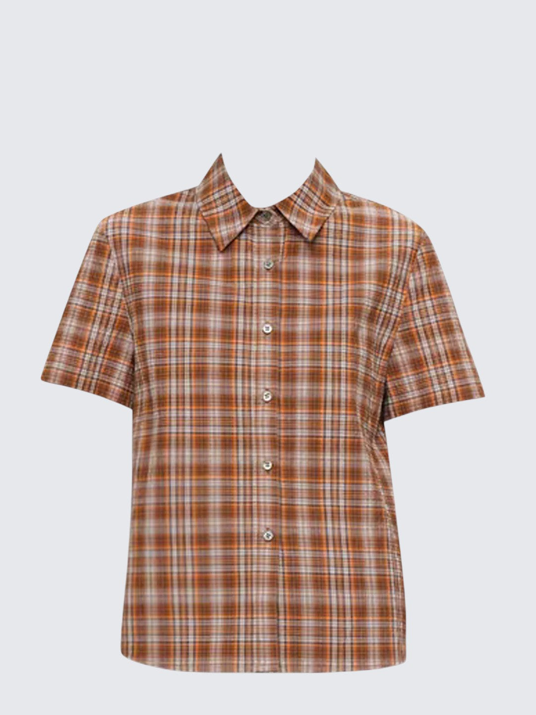 Vintage Checkered Short Sleeve Shirt