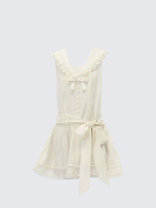 Sailor Neck Sleeveless Dress