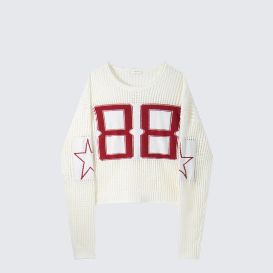 Hollow Lazy Football Knit