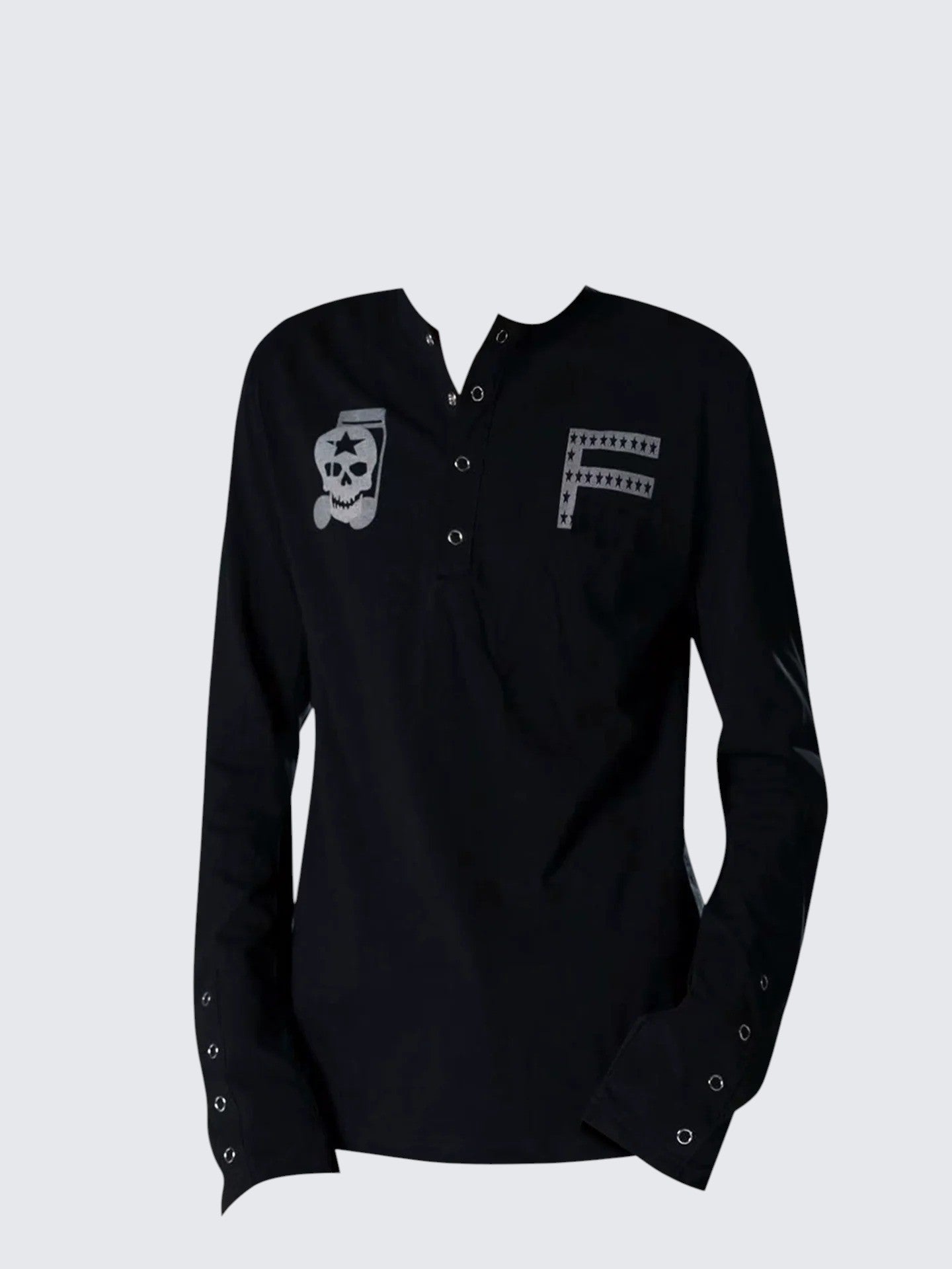 Street Henley Cotton Long Sleeve