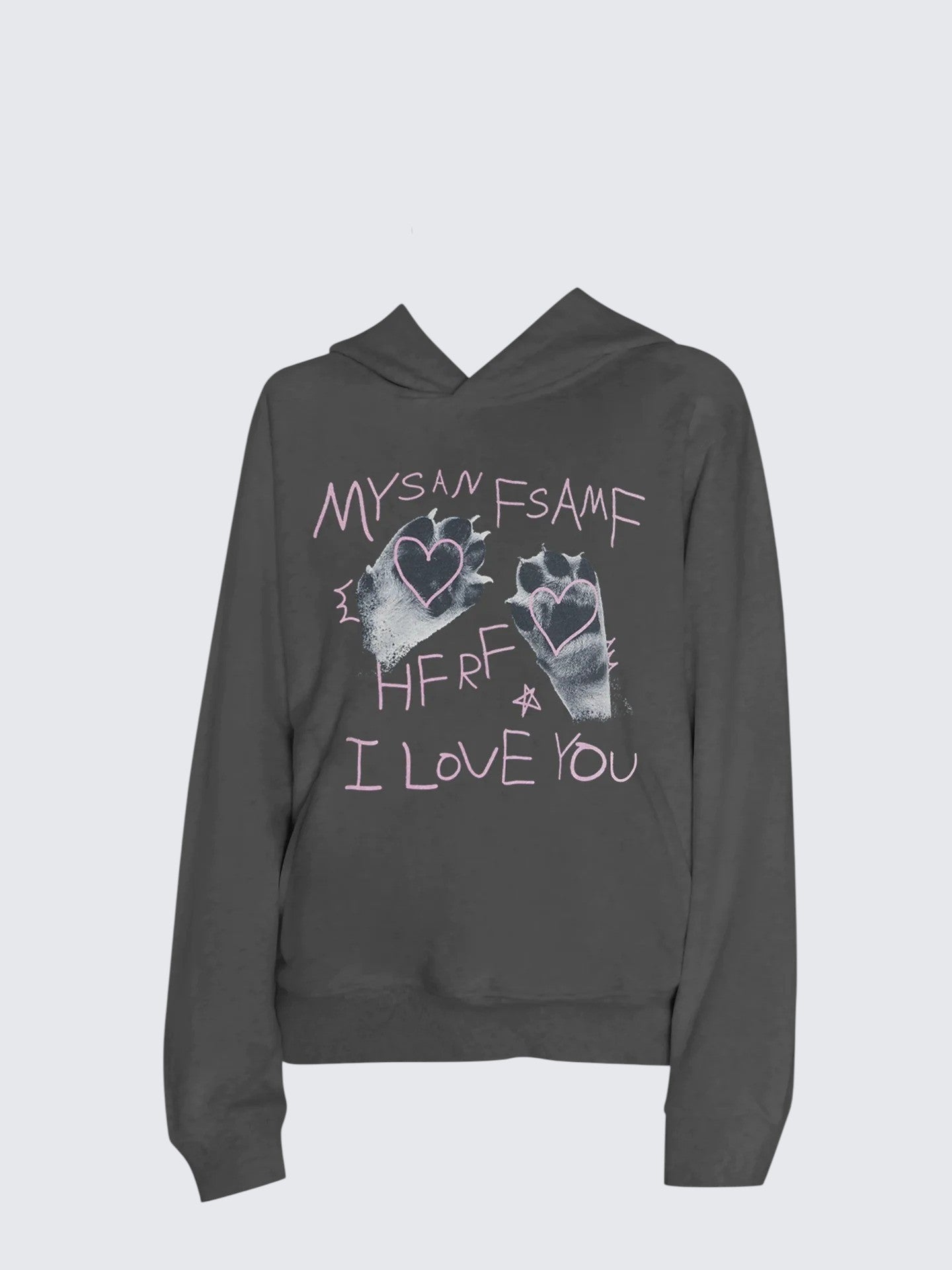 American Street Cat Paw Hoodie