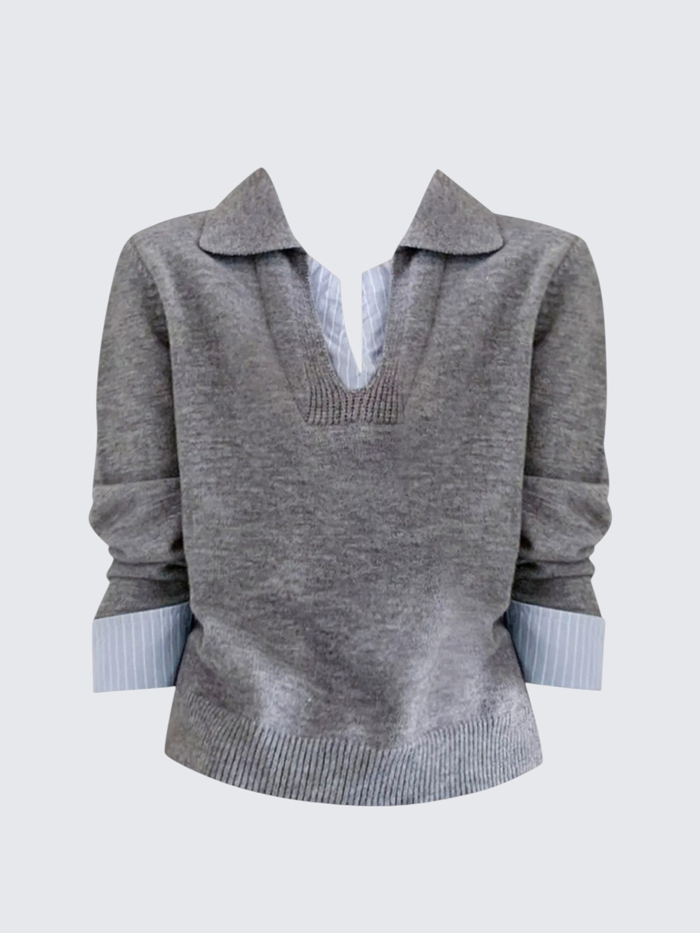 Layered Colorblock Sweater Women