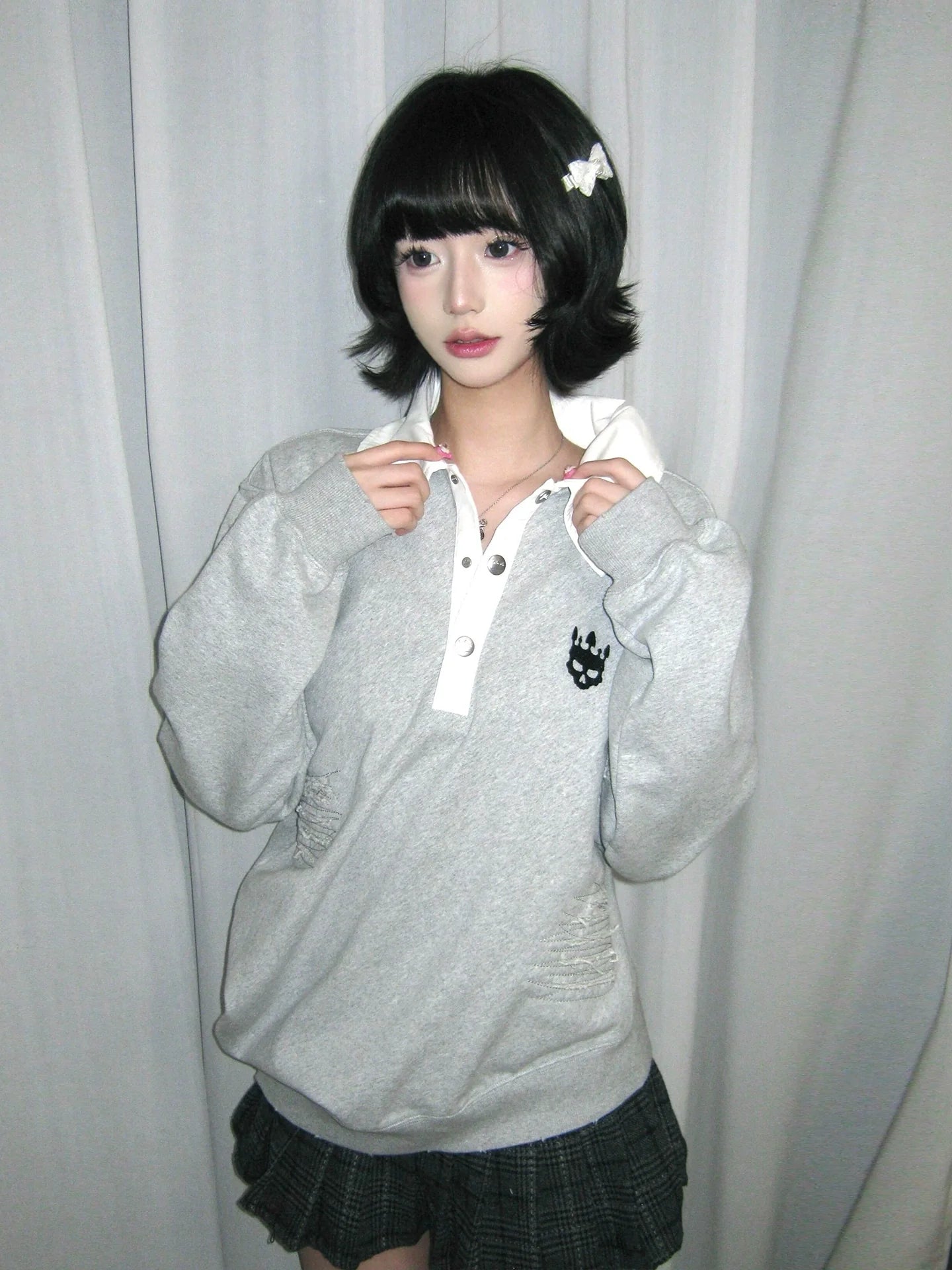 Premium Polo Collar Hoodie