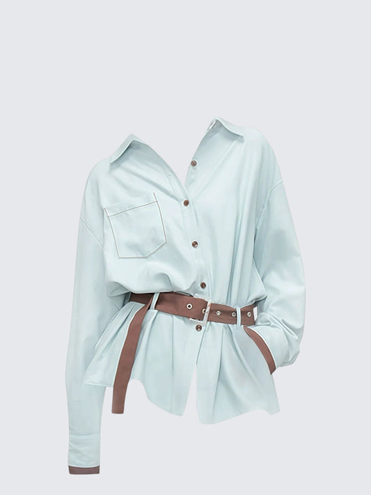 Korean Colorblock Polo Shirt