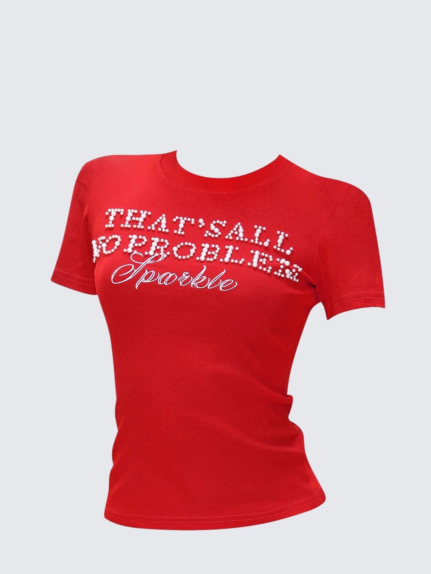 American Beaded Letter Cotton Tee