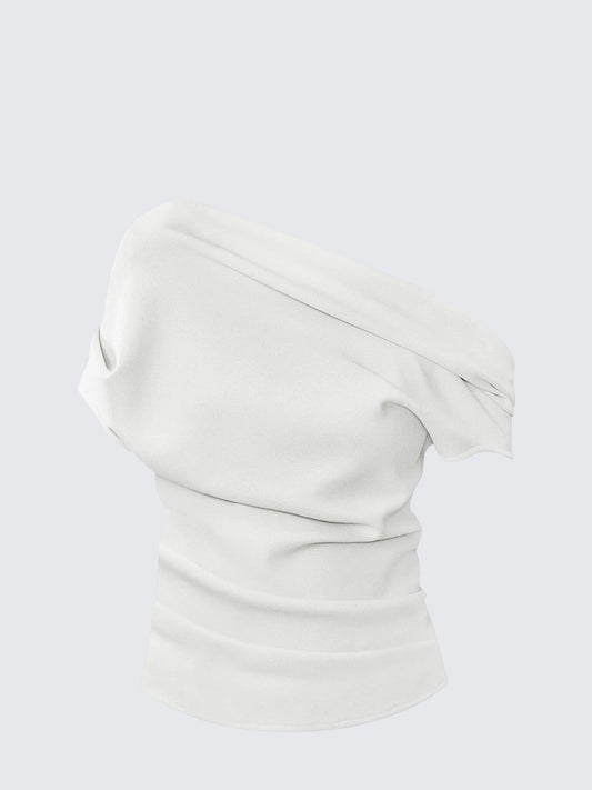 French Chic Asymmetrical Tee