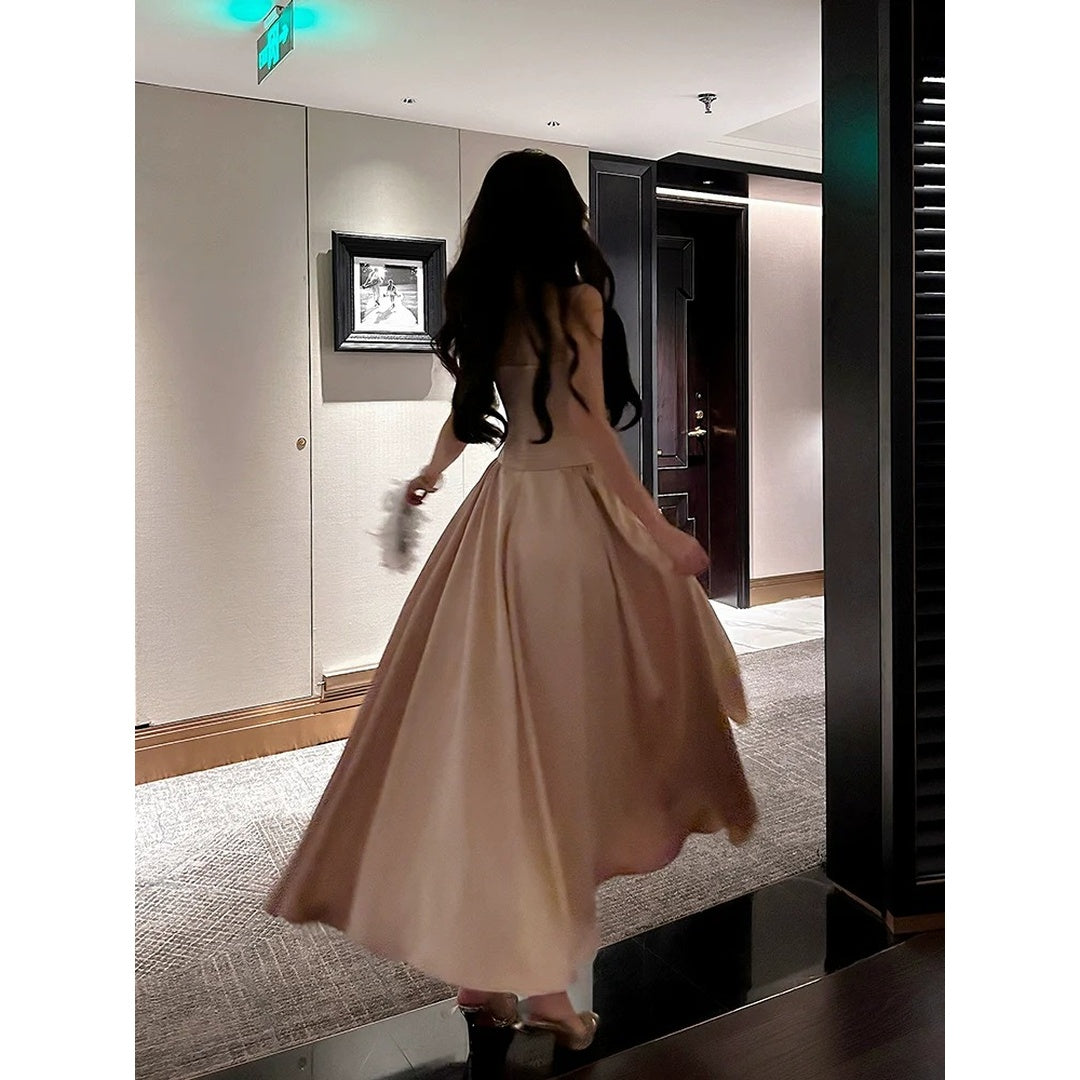 A-Line Tank Gown Prom Dress