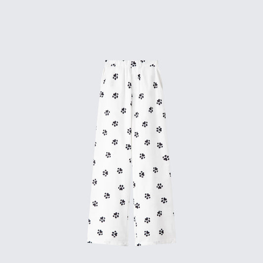 American Dog Print Pants