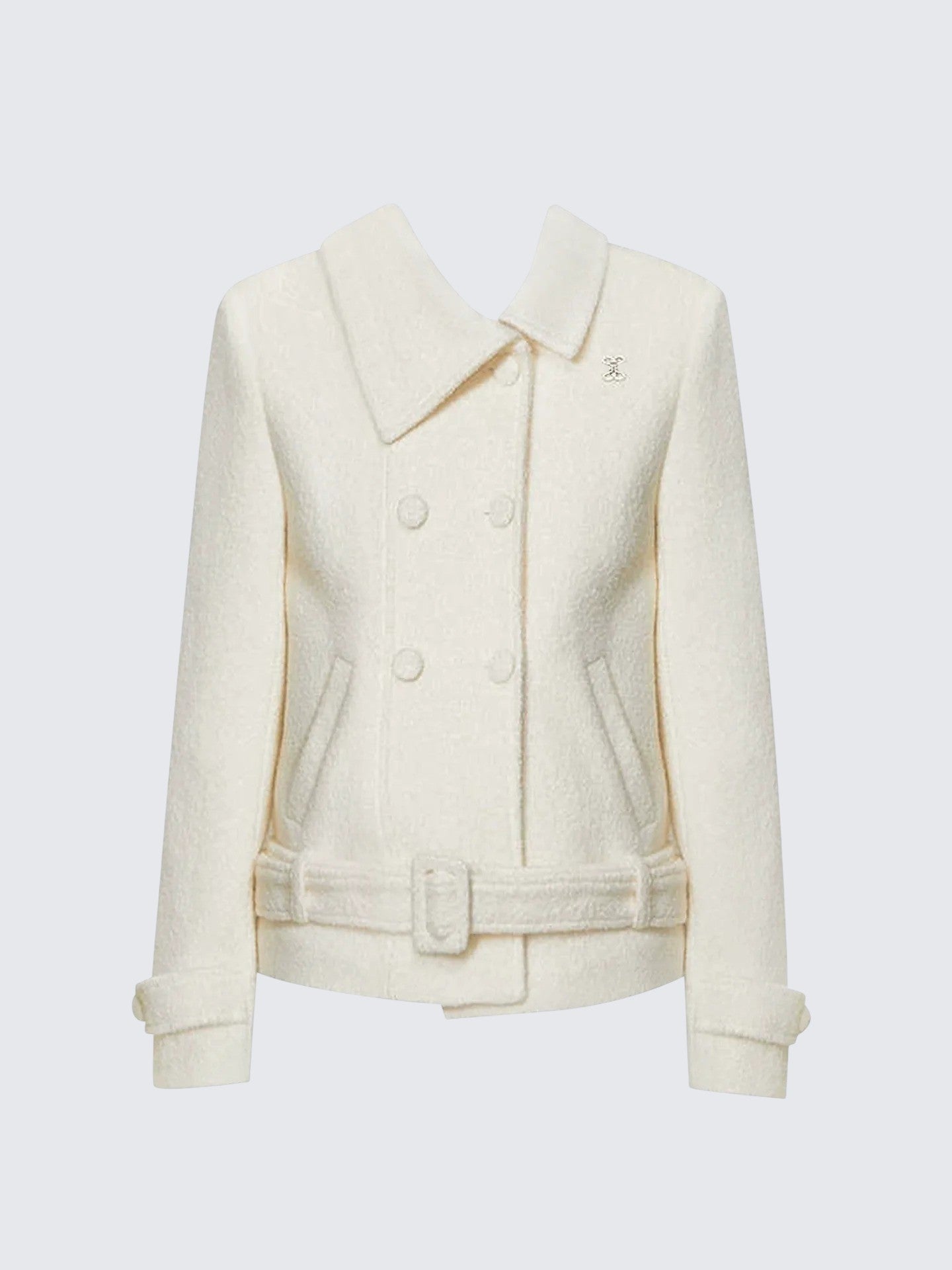 Asym Double-Breast Wool Jacket Women