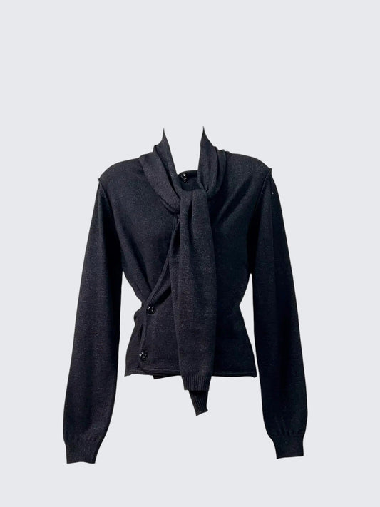 Korean Ribbon Cardigan Women