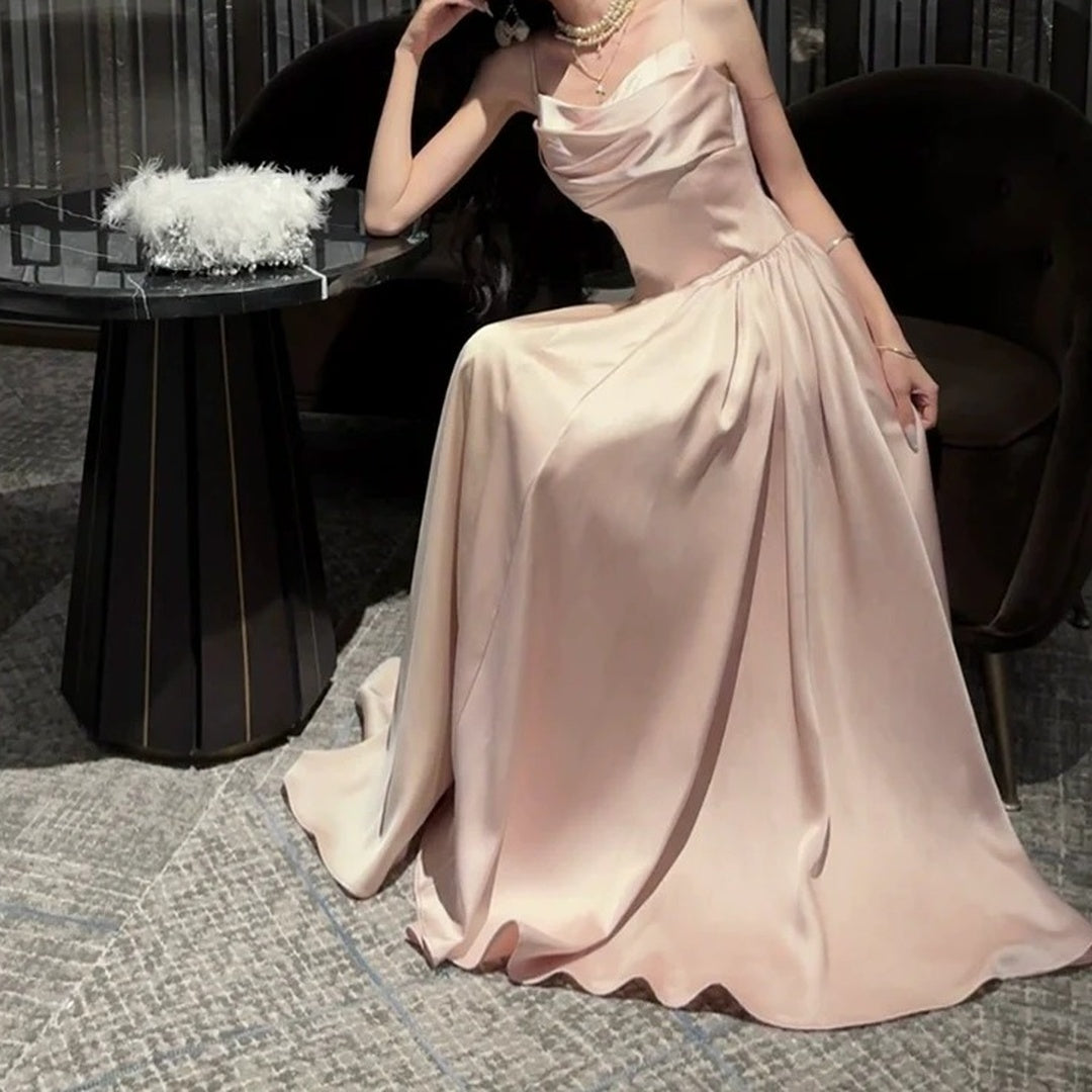 A-Line Tank Gown Prom Dress