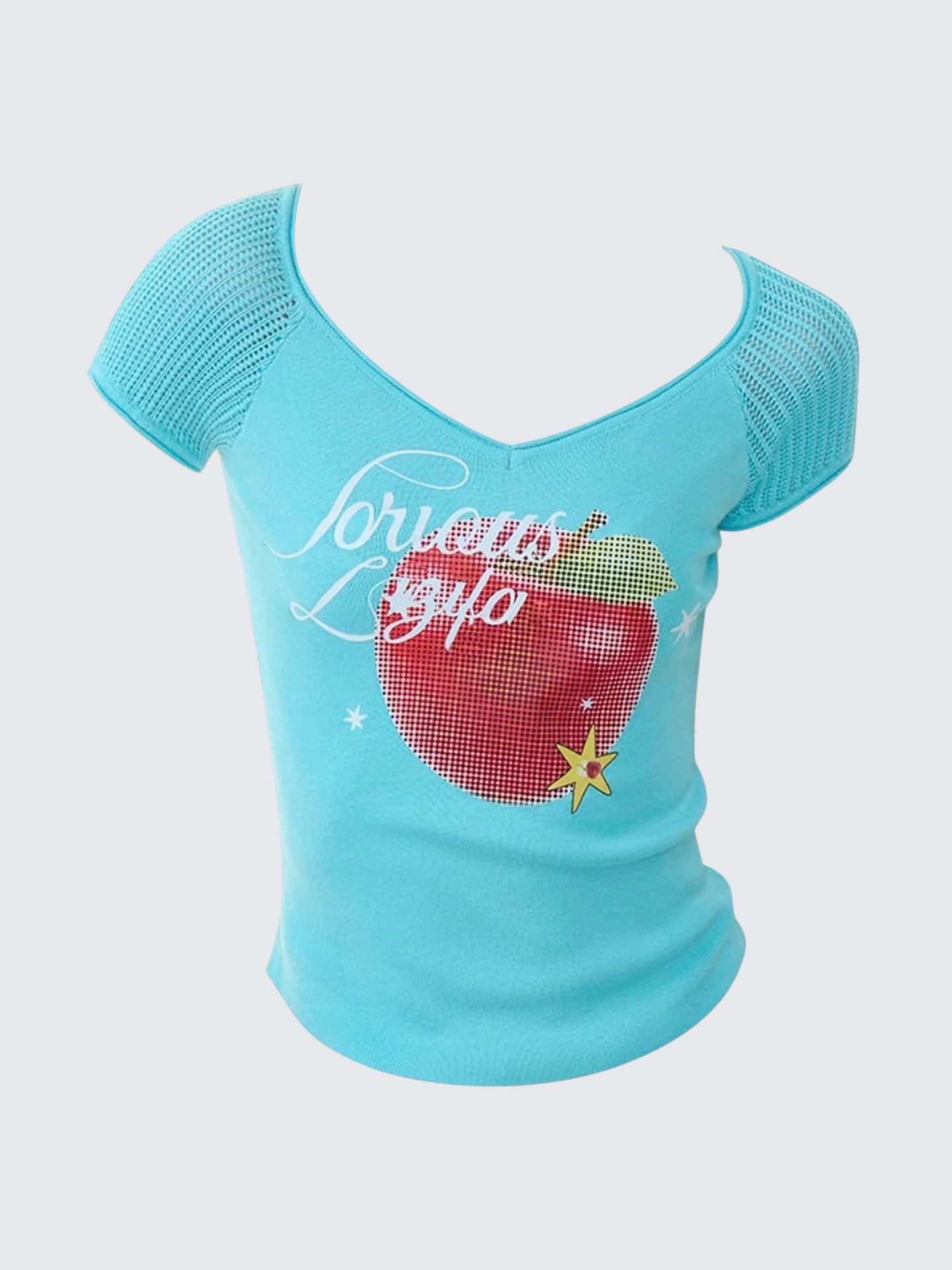 American Vintage Apple V-Neck T-Shirt