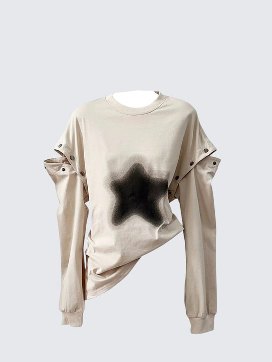 American Vintage Detachable Sleeve Tee