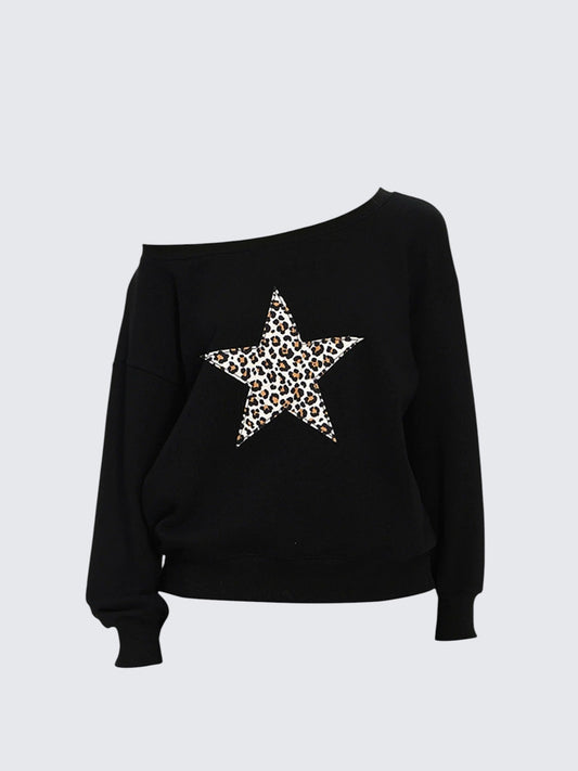 American Vintage Shoulder Print Sweatshirt