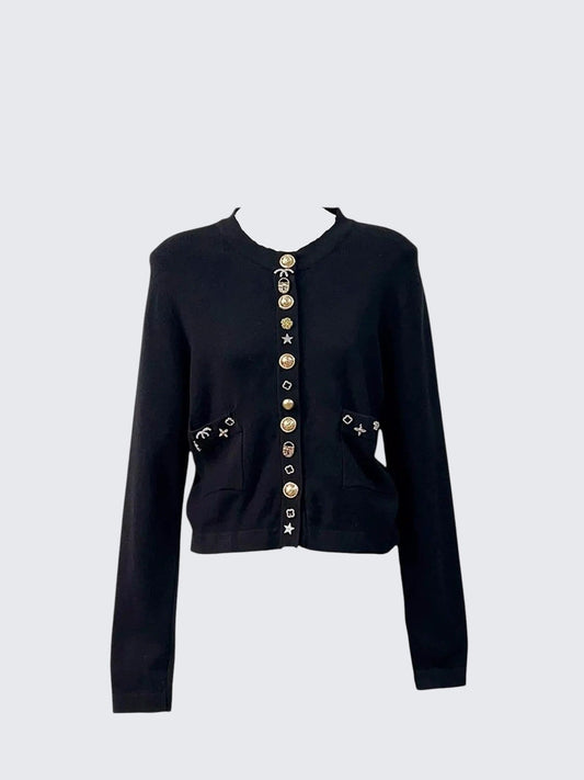 Tweed Style Cardigan Women