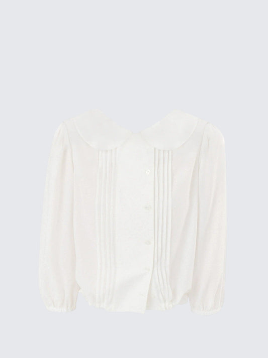 Korean Vintage Doll Collar Shirt