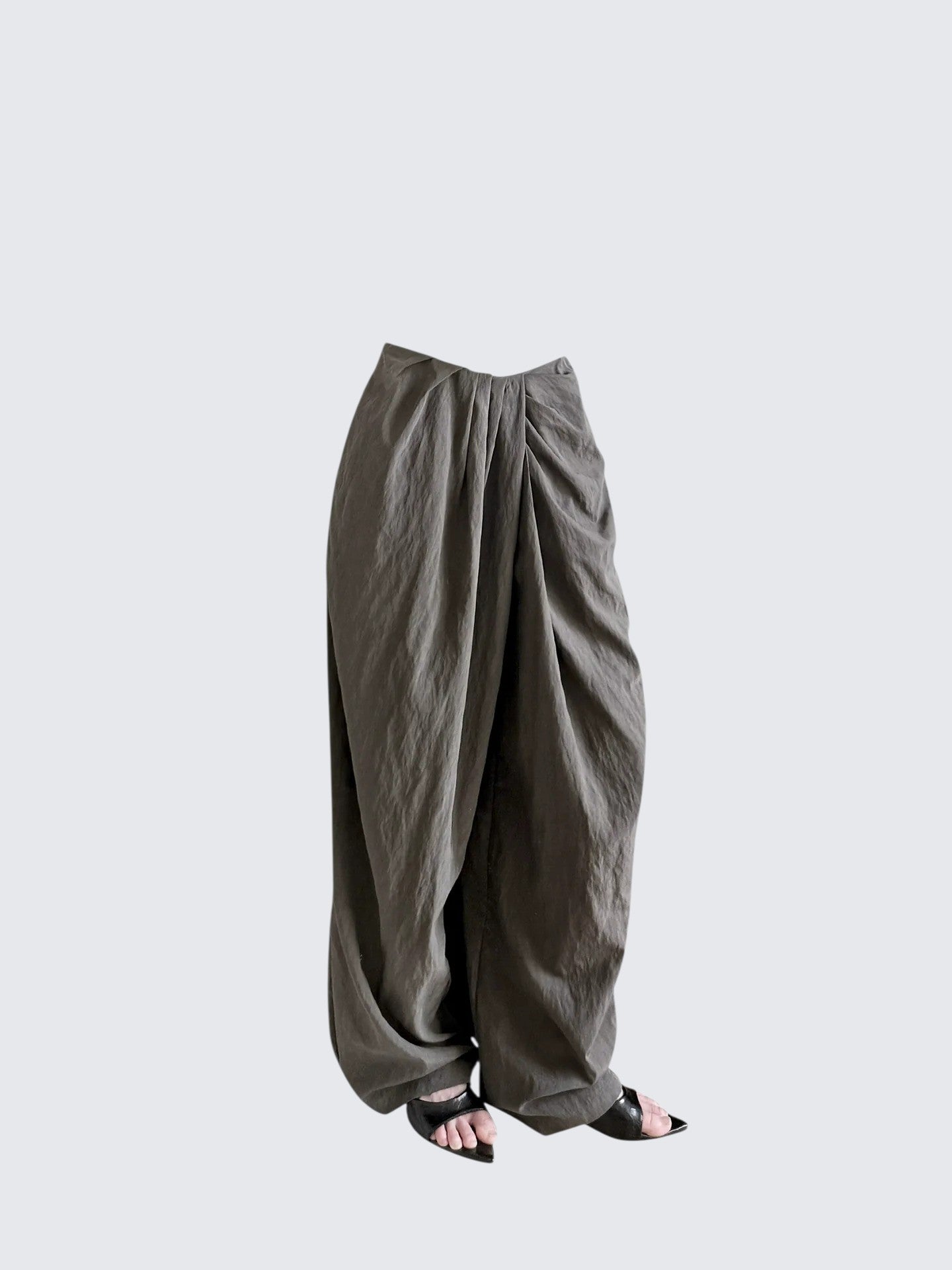 Korean Lazy Brown Loungewear Pants