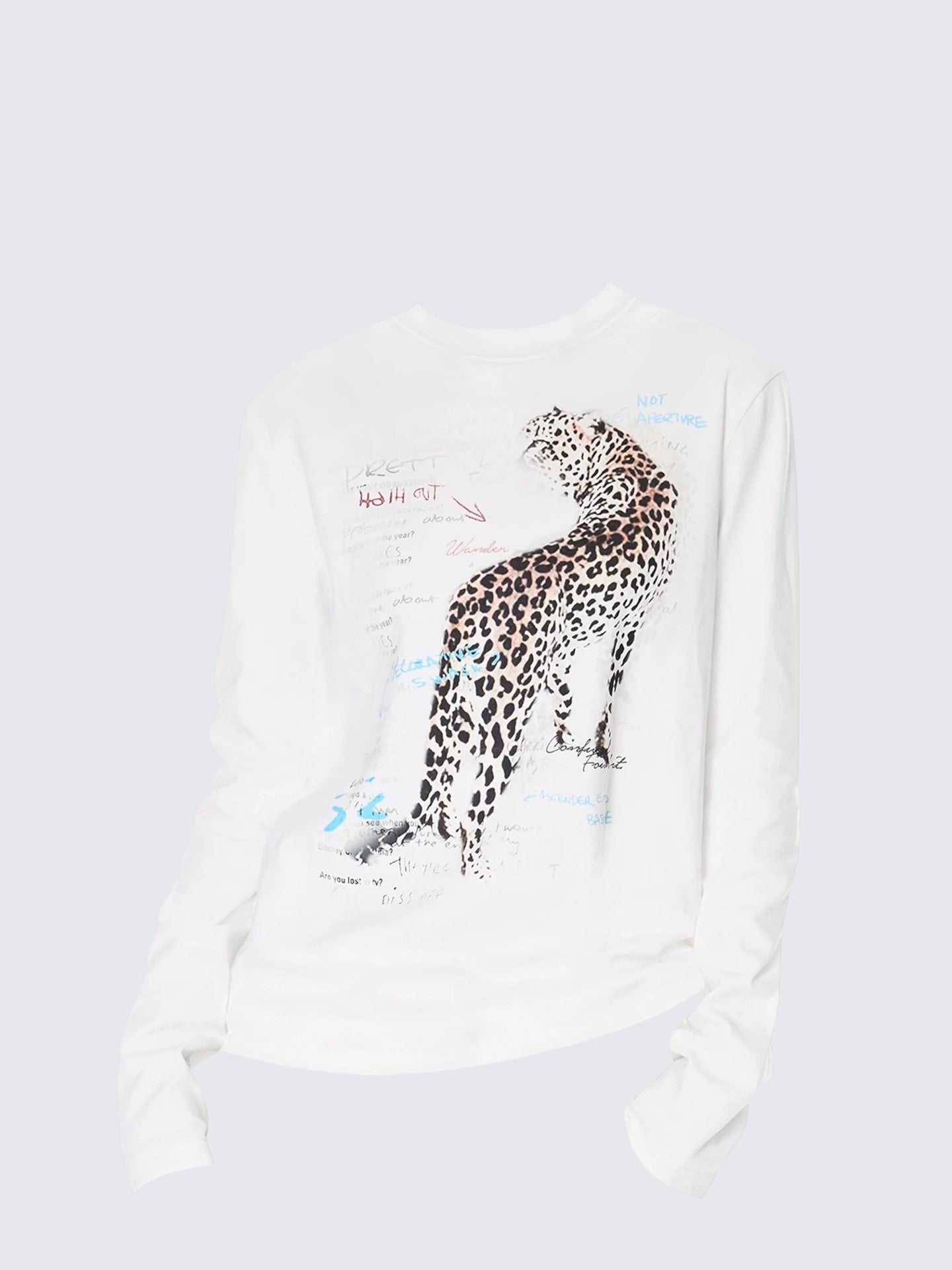 Leopard Print Cotton Tee Women