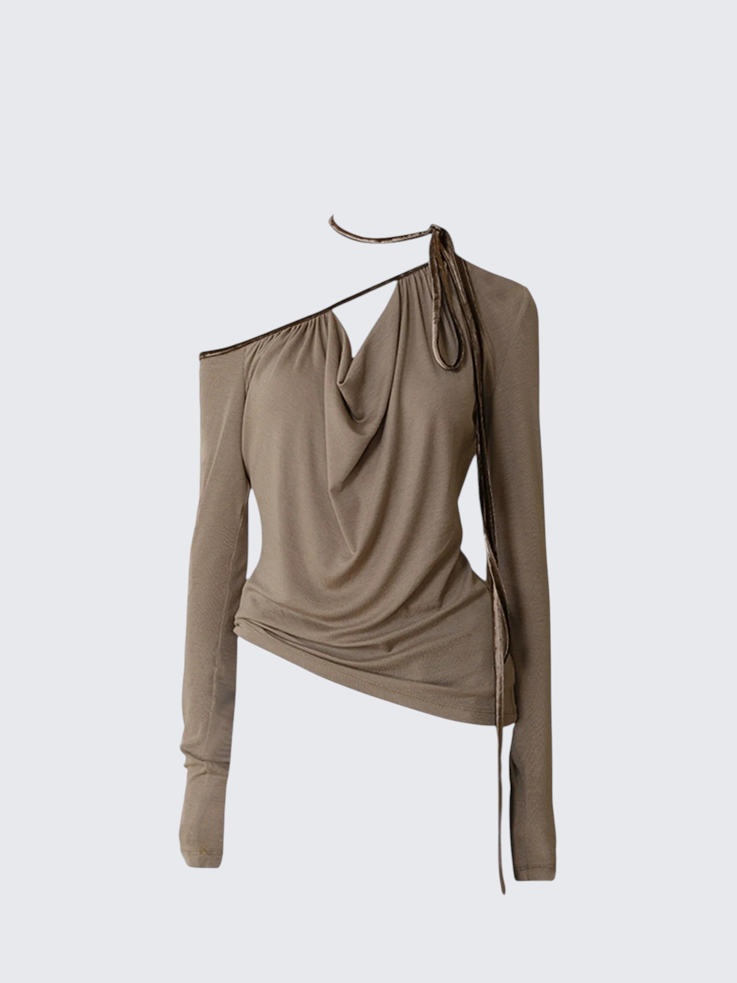 Hollowout Draped Knit Women