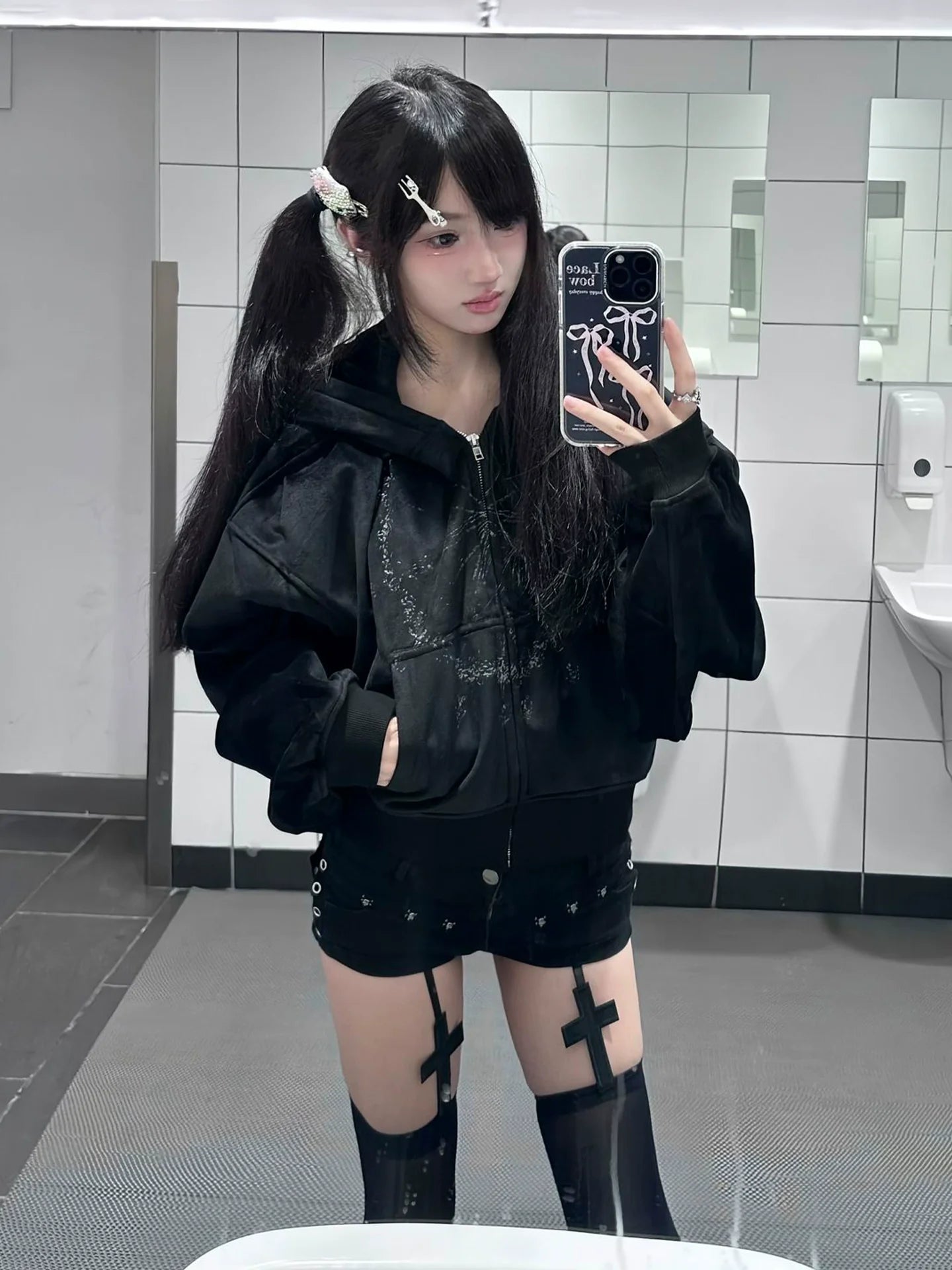 Y2K Witch Hat Hoodie