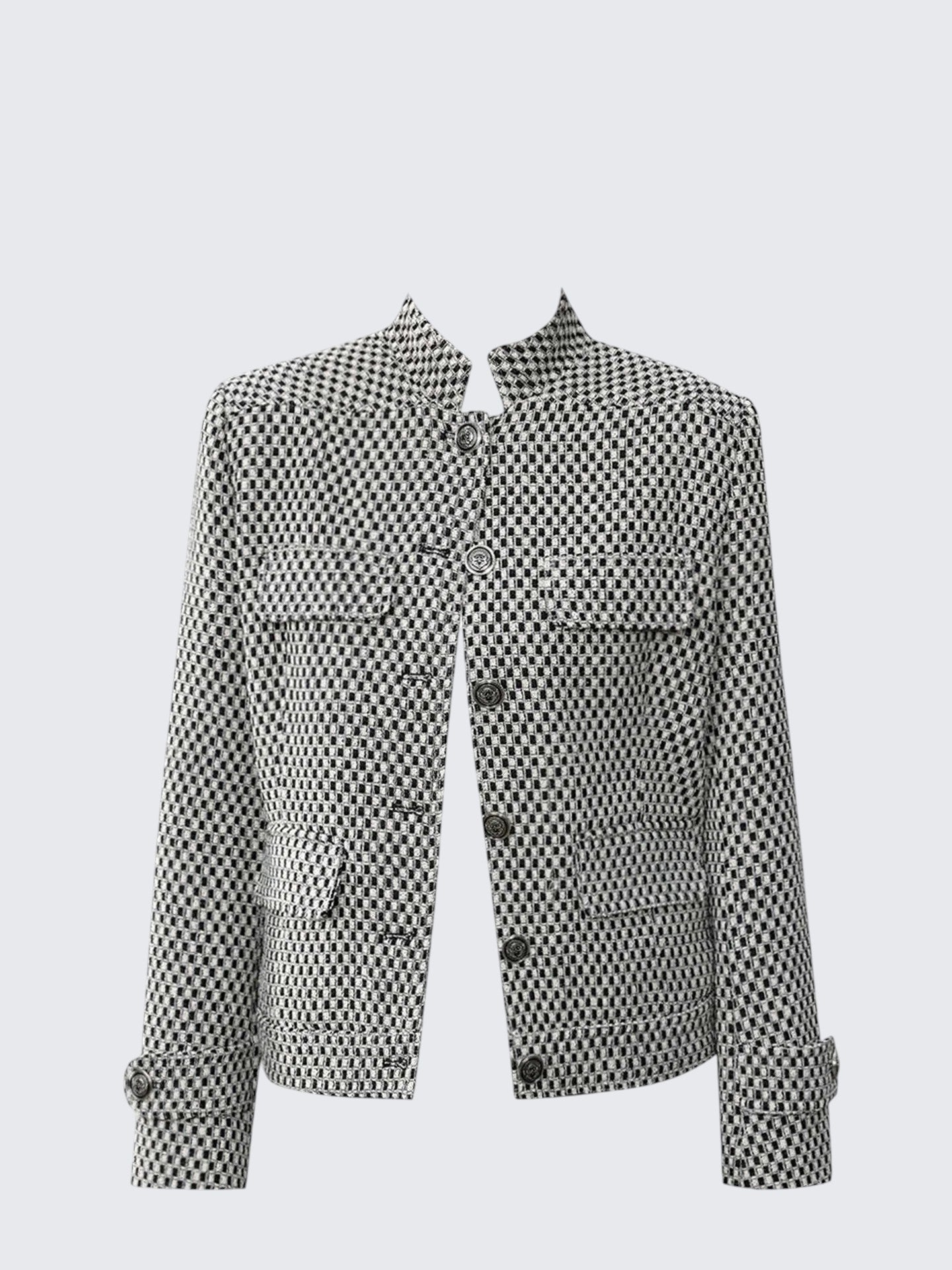 Tweed Collar Jacket Women