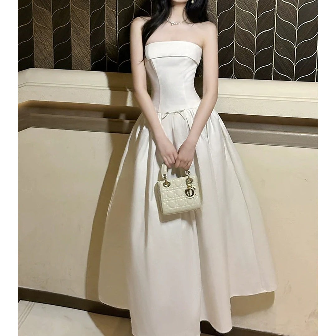 French Strapless Princess Birthday Gown Dress