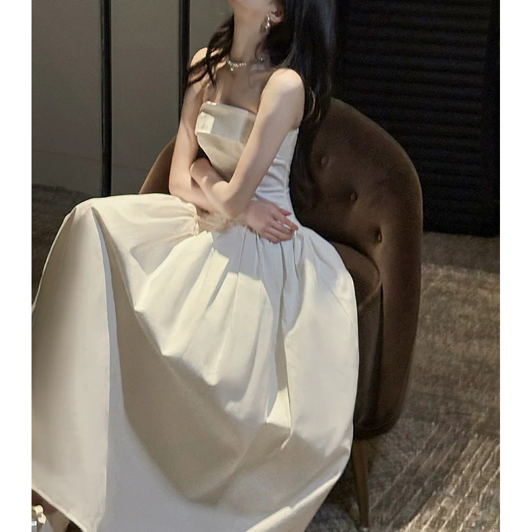 French Strapless Princess Birthday Gown Dress