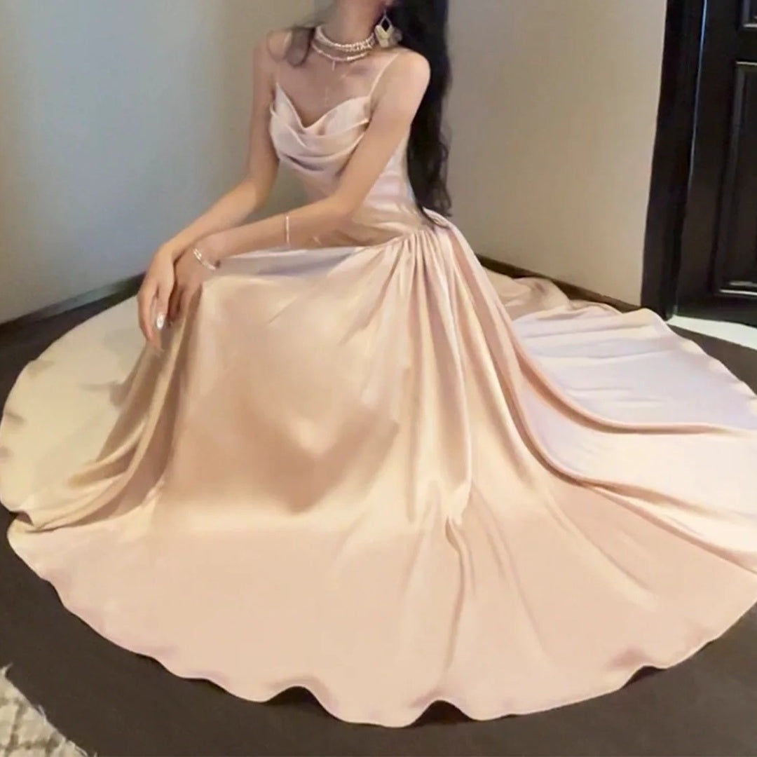 A-Line Tank Gown Prom Dress