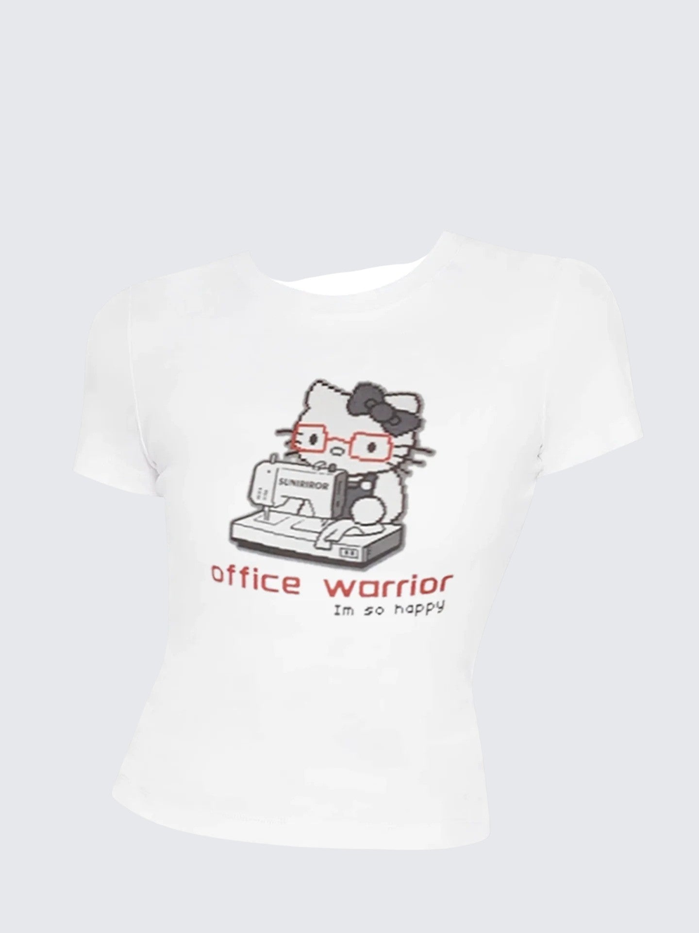 Worker Kitty Short Sleeve T-Shirt