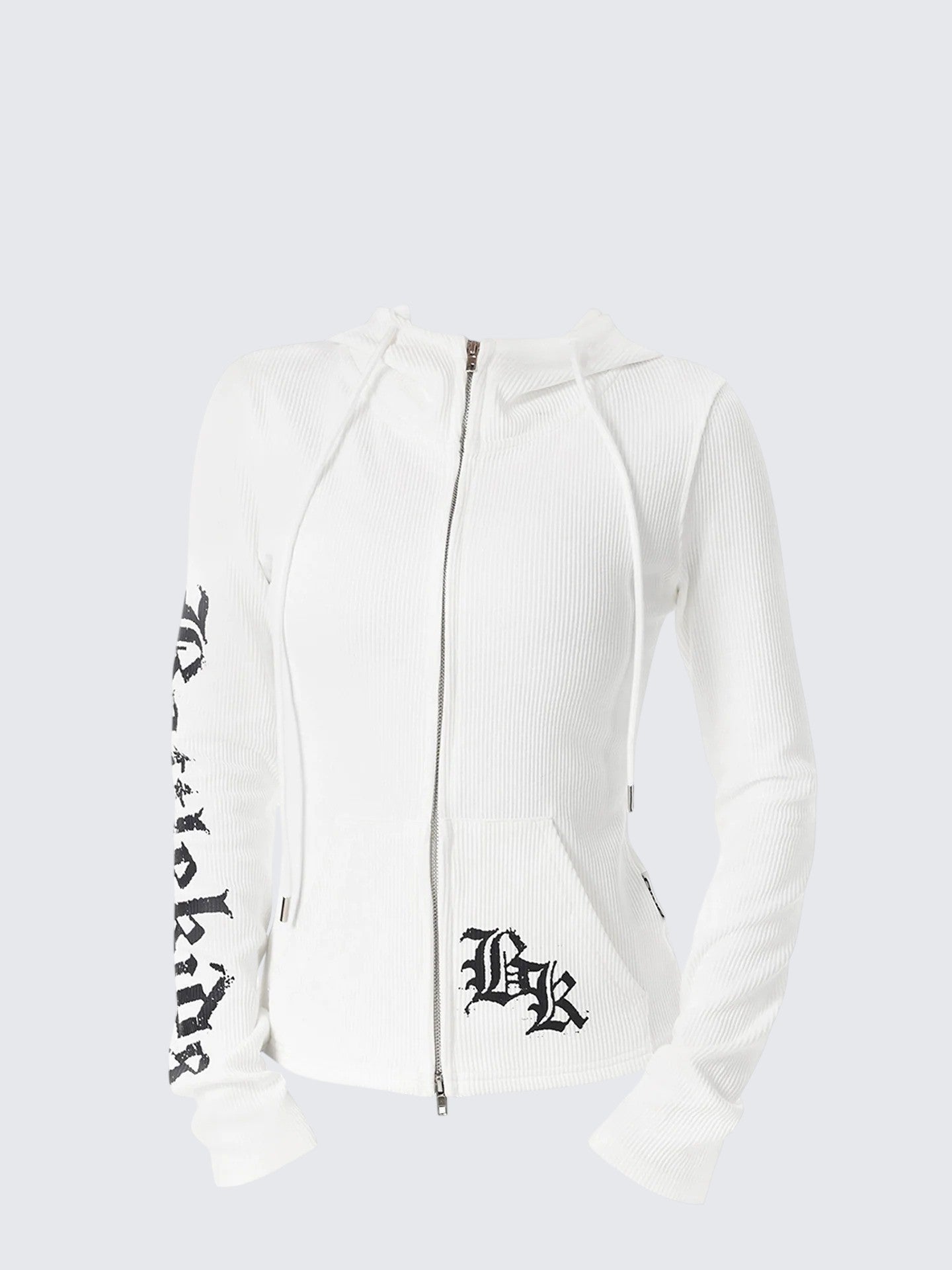 Fitted Hooded Cardigan Women