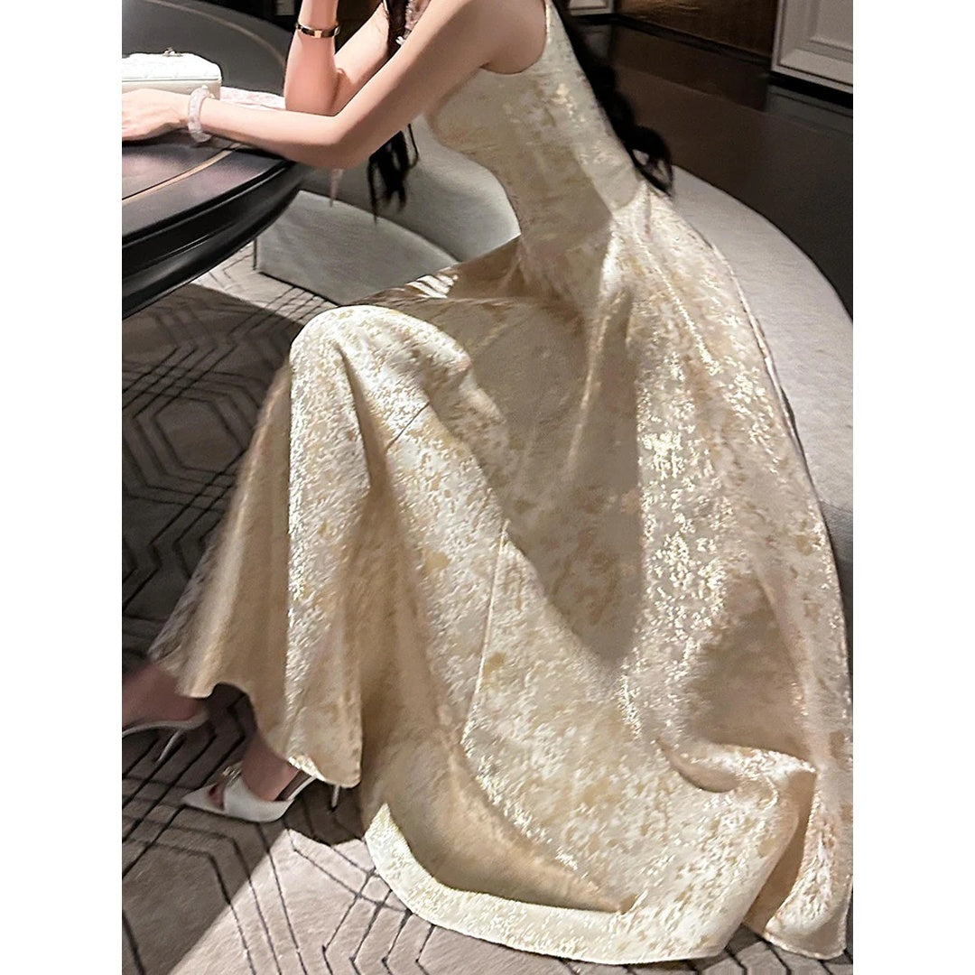 Vintage Embroidered Luxury Gown Dress – Birthday Party Dress