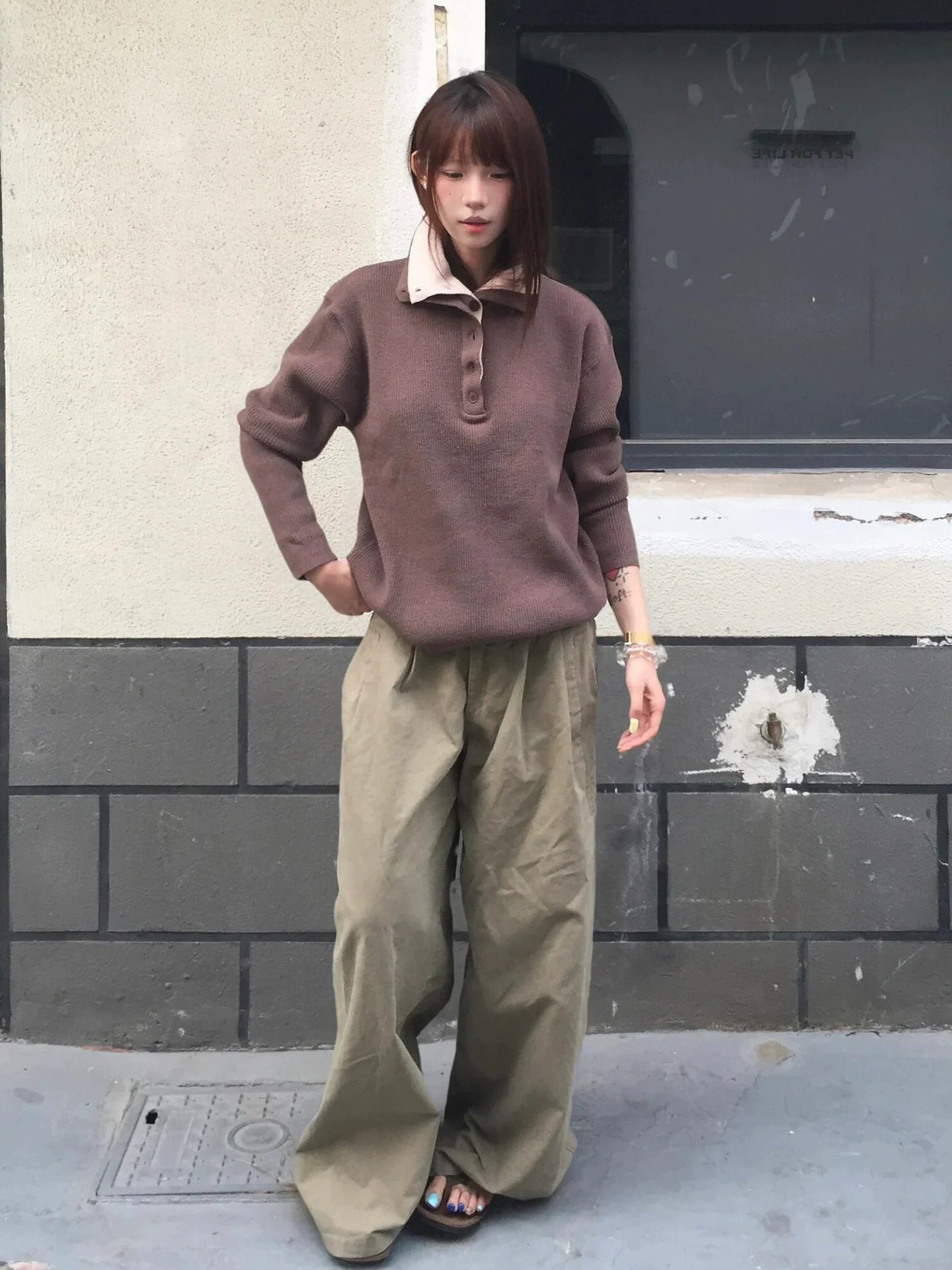 Old Money Faux Layered Sweater