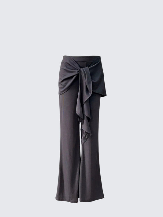 American Vintage Fake Two-Piece Relaxed Knit Pants