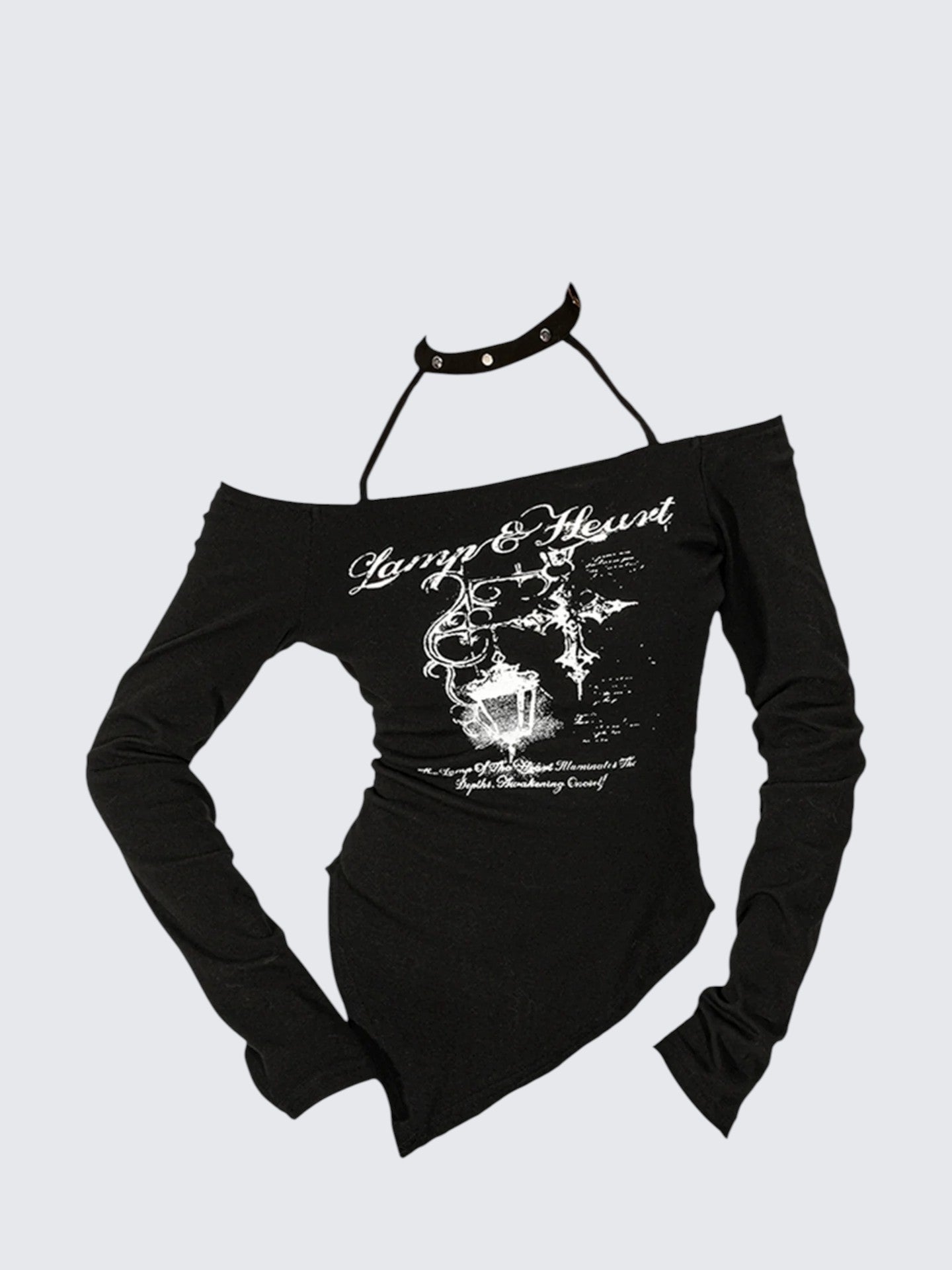 Halter Off Shoulder Baddie Tee Women