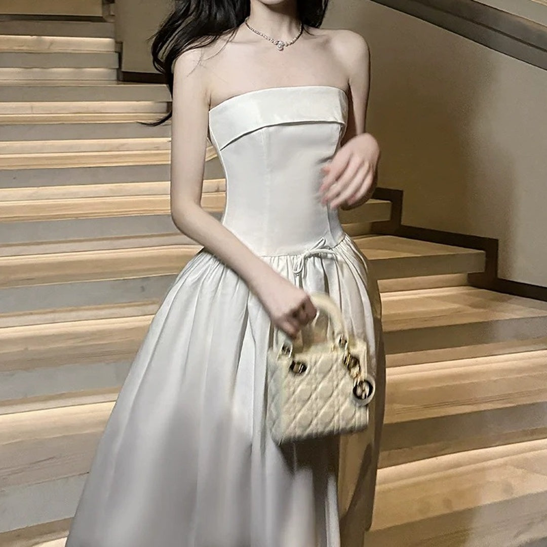 French Strapless Princess Birthday Gown Dress