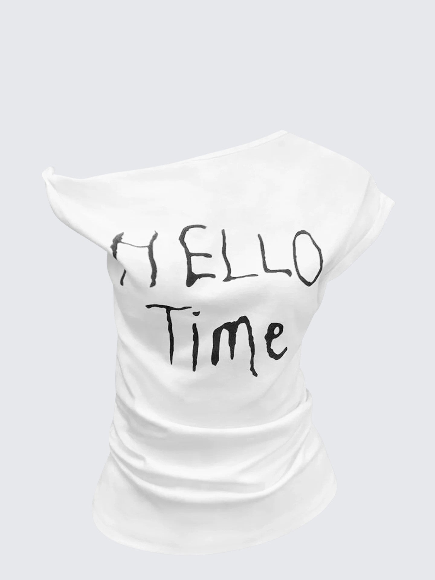 American Sweet & Spicy Asymmetric Knot T-Shirt