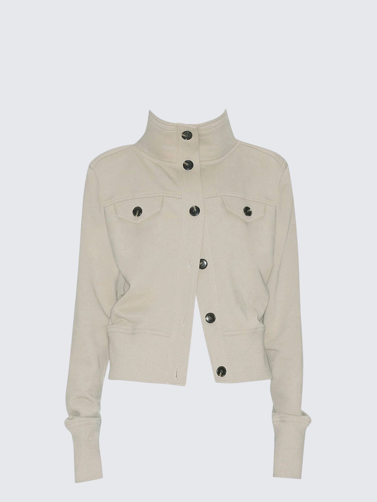 Turtleneck Sweatshirt Jacket Women